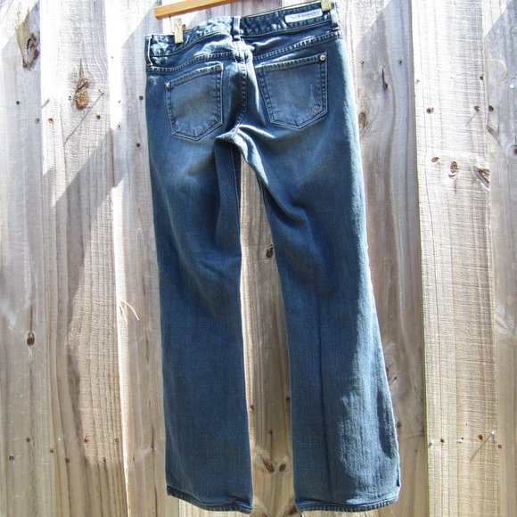 Woman's Size 0S Express Boot Regular Low Rise Jeans - Picture 3 of 4